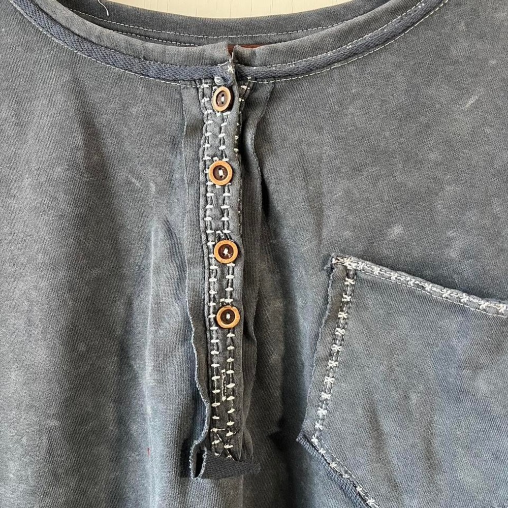 Shein BohoFeels Henley Top‎ - Picture 3 of 6